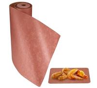 Hejo 30m x 40cm Papier Boucher Rose, Rouleau de Papier Kraft pour Barbecue, Papier Boucher pour Cuisson Barbecue Saucisses, Fumage de Viande, l'Emballage Petits Cadeaux