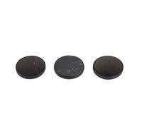 Heka Naturals Plaque de Shungite Autocollant pour Téléphone Portable Set de 3 (Cercle) | Cristaux Téléphone - Spirituelle Cristaux de Guérison en Pierre Naturelle