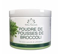 Heka Naturals Poudre de germes de brocoli - 100 % pur super aliment à base de graines germées - sulforaphane, végétalien, sans OGM ni additifs (petit (150 g))