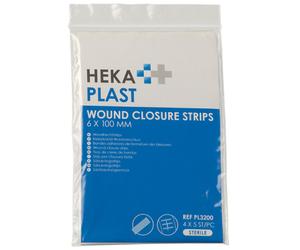 Hekaplast Strips Suture Bandes Adhésives 20 Pièces