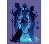 Hekate - Witch´s Diary - Dunkle Nacht Version - Notizbuch mit 333 Seiten in DINA4 und Punktmuster - dotted Bullet Journal: begleitet dich auf deinem Hexenweg - für Gedanken, Träume und Hexenwerk