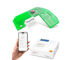 Hekatron Module radio Basis X - Dispositif intelligent sans fil, compatible avec le détecteur de fumée Hekatron Genius Plus X - Pour connecter jusqu'à 20 détecteurs de fumée