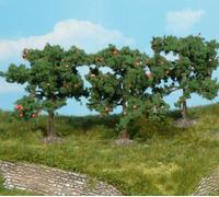 HEKI 1160 Paquet De Trois Arbres De Melo Avec Fruits (Hauteur CM 8)
