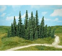 Heki 2230 Lot de 100 sapins Multicolore Hauteur 7 cm