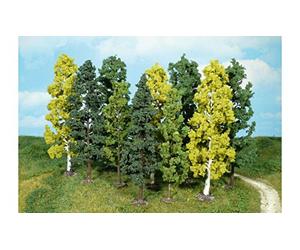 Heki Lot de 10 Arbres Mixtes Hauteur 18 cm
