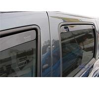 HEKO-13108 Coupe-Vent pour Dacia Duster 5-Porta 2010 on (4 pièce), Noir