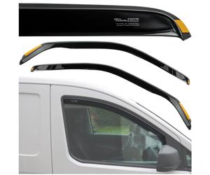 HEKO - Compatibles avec Fiat Scudo 2007-2015 Déflecteurs de Vitres Latérales ; Déflecteurs Latéraux ; Avant ; Deux Pièces ; Déflecteurs de Pluie, Teintés, Aérodynamiques ; Montage simple et rapide