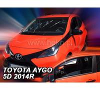 HEKO Déflecteurs de vent d'air pour CITROEN C1 II 5 porte 2014-2021 2pcs