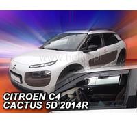 HEKO Déflecteurs de vent d'air pour CITROEN C4 CACTUS 5 porte 2014-2020 2pc
