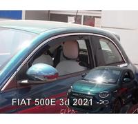 HEKO Déflecteurs de vent d'air pour FIAT 500 E II 3 porte 2020- 2pcs