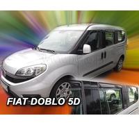 HEKO Déflecteurs de vent d'air pour FIAT DOBLO II 5 porte 2010-2022 4pcs