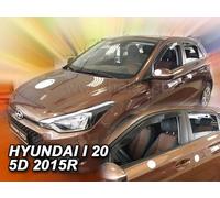 HEKO Déflecteurs de vent d'air pour HYUNDAI i20 II 5 porte 2015-2020 4pcs