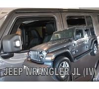 HEKO Déflecteurs de vent d'air pour JEEP WRANGLER (JL) IV 5 porte 2019- 4pc