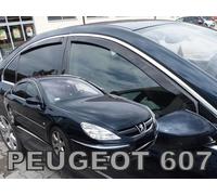 HEKO Déflecteurs de vent d'air pour PEUGEOT 607 4 porte 1999-2010 4pcs berl