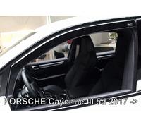 HEKO Déflecteurs de vent d'air pour PORSCHE CAYENNE III 5 porte 2017- 2pcs