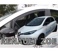 HEKO Déflecteurs de vent d'air pour RENAULT ZOE 5 porte 2012- 2pcs