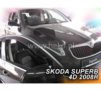 HEKO Déflecteurs de vent d'air pour SKODA SUPERB II 4/5 porte 10/2008-2015