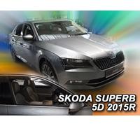 HEKO Déflecteurs de vent d'air pour SKODA SUPERB III 5 porte 2015-2023 2pcs