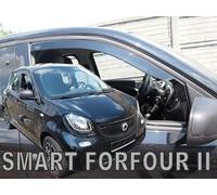 HEKO Déflecteurs de vent d'air pour SMART FORFOUR II 5 porte 2014- 2pcs