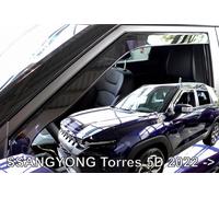 HEKO Déflecteurs de vent d'air pour SSANGYONG TORRES 5 porte 2022- 2pcs