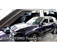 HEKO Déflecteurs de vent d'air pour SSANGYONG TORRES 5 porte 2022-4pcs