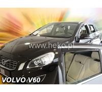 HEKO Déflecteurs de vent d'air pour VOLVO V60 II 4 porte 2010-2019 4pcs