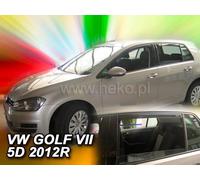 HEKO Déflecteurs de vent d'air pour VW GOLF VII 5 porte 2012-2020 4pcs