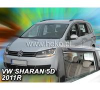 HEKO Déflecteurs de vent d'air pour VW SHARAN 2010-2022 4pcs