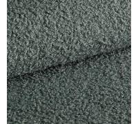 Heko Panels Bouclé Tissu d'ameublement en velours boucle, difficilement inflammable, vendu au mètre, pour décoration, housses de coussin, linge de maison, 100 x 142 cm, bleu pétrole Tena