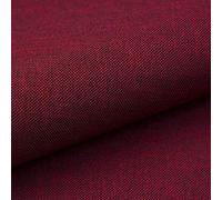 Heko Panels Garden Lux Torino Tissus Au Metre Pour Couture Ameublement Fauteuil Meubles Canapés Chaises Coussins 10 m x 1,47 m Bordeaux Rouge