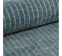 Heko Panels Lera Tissu d'ameublement, aspect velours, vendu au mètre, à coudre, résistance à l'abrasion, 35 000 cycles, 300 x 142 cm, bleu clair