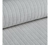 Heko Panels Lera Tissu d'ameublement, aspect velours, vendu au mètre, à coudre, résistance à l'abrasion, 35 000 cycles, 500 x 142 cm, blanc laiteux