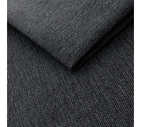 Heko Panels Mona Tissus Au Metre Pour Couture Ameublement Fauteuil Meubles Canapés Chaises Coussins 1 m x 1,43 m Noir-Gris