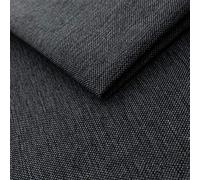 Heko Panels Mona Tissus Au Metre Pour Couture Ameublement Fauteuil Meubles Canapés Chaises Coussins 10 m x 1,43 m Noir-Gris
