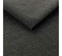 Heko Panels Mona Tissus Au Metre Pour Couture Ameublement Fauteuil Meubles Canapés Chaises Coussins 1 m x 1,43 m Gris Noir