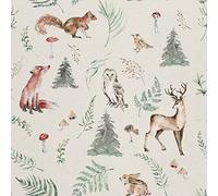 HEKO PANELS Oxford Tissu Imperméable Au Mètre Polyester De Couture D'ameublement Tissus Pour Mobilier Décorative Artisanat Rembourrage Animaux De La Forêt 1 Mètre 155 x 100 cm