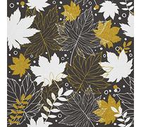 HEKO PANELS Oxford Tissu Imperméable Au Mètre Polyester De Couture D'ameublement Tissus Pour Mobilier Décorative Artisanat Rembourrage Feuilles d'Érable Frêne 2 Mètres 155 x 200 cm