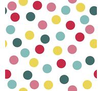HEKO PANELS Oxford Tissu Imperméable Au Mètre Polyester De Couture D'ameublement Tissus Pour Mobilier Décorative Artisanat Rembourrage Pointillé Coloré 5 Mètres 155 x 500 cm