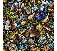 HEKO PANELS Oxford Tissu Imperméable Au Mètre Polyester De Couture D'ameublement Tissus Pour Mobilier Décorative Artisanat Rembourrage Australia Aussie 5 Mètres 155 x 500 cm