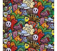 HEKO PANELS Oxford Tissu Imperméable Au Mètre Polyester De Couture D'ameublement Tissus Pour Mobilier Décorative Artisanat Rembourrage Comics 1 Mètre 155 x 100 cm