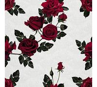 HEKO PANELS Oxford Tissu Imperméable Au Mètre Polyester De Couture D'ameublement Tissus Pour Mobilier Décorative Artisanat Rembourrage Roses 1 Mètre 155 x 100 cm