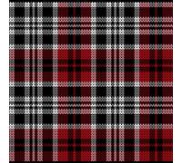 HEKO PANELS Oxford Tissu Imperméable Au Mètre Polyester De Couture D'ameublement Tissus Pour Mobilier Décorative Artisanat Rembourrage Carreaux Rouge 2 Mètres 155 x 200 cm