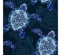 HEKO PANELS Oxford Tissu Imperméable Au Mètre Polyester De Couture D'ameublement Tissus Pour Mobilier Décorative Artisanat Rembourrage Tortues 3 Mètres 155 x 300 cm