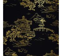 HEKO PANELS Oxford Tissu Imperméable Au Mètre Polyester De Couture D'ameublement Tissus Pour Mobilier Décorative Artisanat Rembourrage Temple Japonais 1 Mètre 155 x 100 cm