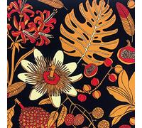 Heko Panels Oxford Tissu Imperméable Toile Store au Metre - Tissus au metre Ameublement pour Intérieur et Extérieurs - 100% Polyester résistant et anti-tâches - Fleur V