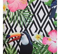 Heko Panels Oxford Tissu Imperméable Toile Store au Metre - Tissus au metre Ameublement pour Intérieur et Extérieurs - 100% Polyester résistant et anti-tâches - Toucan