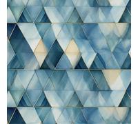 HEKO PANELS Tissu Oxford imperméable au mètre Toile en polyester Tissu à coudre Déperlant Opaque Motif géométrique Aquarelle Aquarelle 3 m 155 x 300 cm DX2081