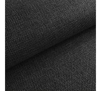 HEKO PANELS Tissus au Metre Ameublement au Metre pour Couture - 100% Polyester Facile à Nettoyer - Tissus Ameublement pour Fauteuil Sofa et Chaise - Graphite vendu au Mètre - 1 Pièce = 1 m x 1,45 m