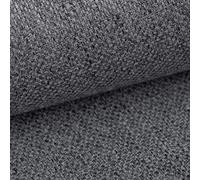 HEKO PANELS Tissus au Metre Ameublement pour Couture - 100% Polyester Résistant à la Déchirure et aux Rayons UV - pour Fauteuil Sofa Chaise - Gris Foncé vendu au Mètre - 1 Pièce = 1 m x 1,44 m