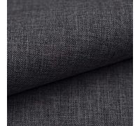 HEKO PANELS Torino Tissu d'ameublement au mètre, par exemple tissu pour chaises ou banquette d'angle - Graphite vendu au Mètre - 1 Pièce = 1 m x 1,47 m